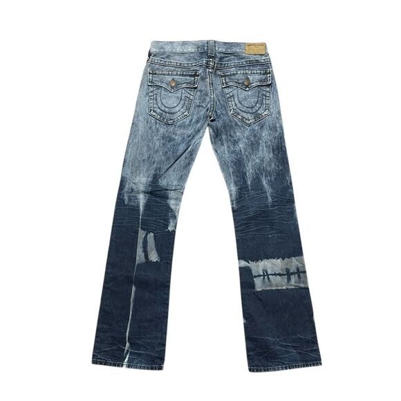 TRUE RELIGION Ricky Acid Wash Jeans Size 31 - Picture 2 of 10